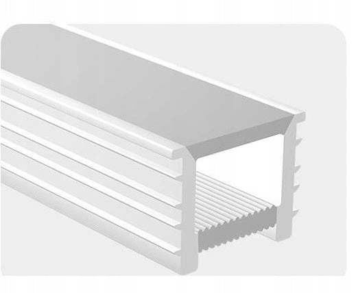 F1616 empty recessed silicone housing with installation edges
