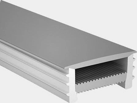 F4020 empty recessed silicone housing with installation edges